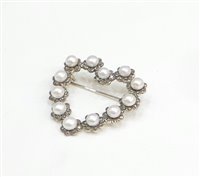 Spilla Imperial Donna in Argento Perla CPM - CPM